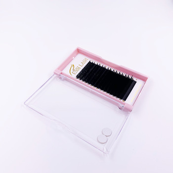  Factory Price High Quality Custom Package Korean Soft Individual Russian Eyelash Extensions Private Logo Cheap Price 